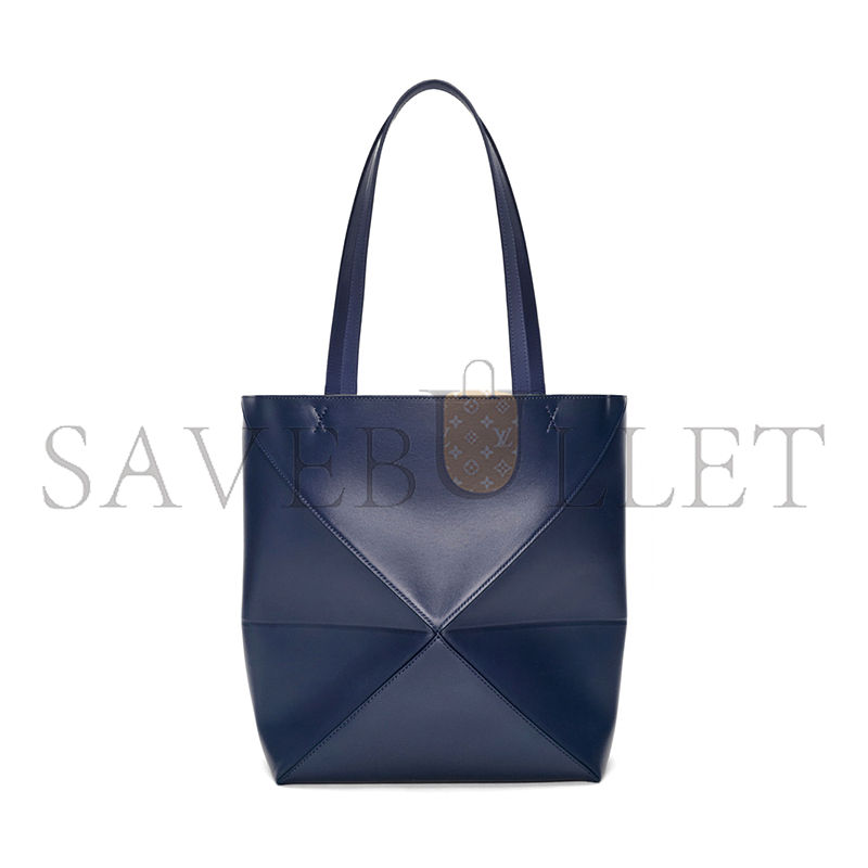 L0ew* medium puzzle fold tote in shiny calfskin a657g50x01 06 (31.5*25.5*14.5cm)